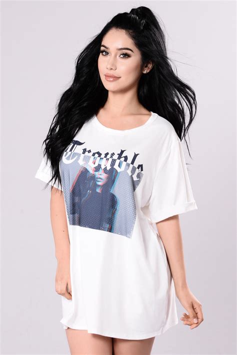 Trendy and Sophisticated: White and Royal Blue Graphic Tee